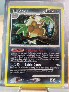 Shiftry Holofoil Rare 14/130 - Diamond & Pearl Era Pokemon Card